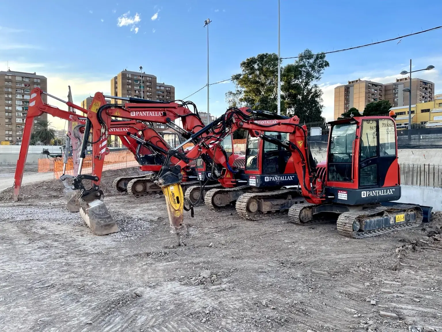 Equipos compactos PANTALLAX para obras urbanas